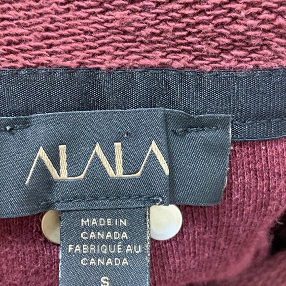 ALALA Maroon Riki Cowl Turtleneck Pullover Sweater - Picture 8 of 14